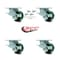 Service Caster 3.25 Inch Poly on Steel Caster Set with Roller Bearing and Brake/Swivel Lock SCC SCC-30CS3420-PUR-GB-SLB-BSL-4 - alternate 3